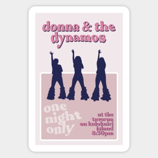 Donna & the Dynamos Poster Sticker